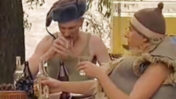 Delightful outdoor pleasuring for beautiful babes and studs