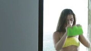 Teen with small tits Lily Carter is looking for a dick