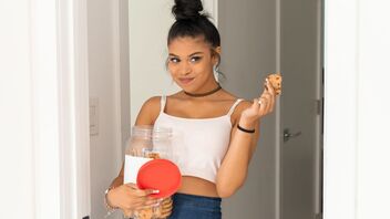 Girl scout Keira Croft turned out to be a dirty anal slut