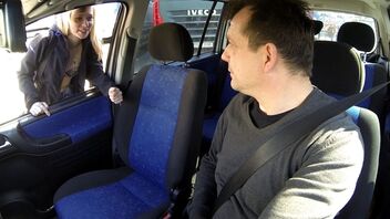 Teen whore is always in the streets waiting for clients