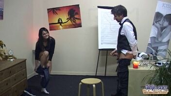 Depressed guy was pleasured by the sexy secretary Jenny Baby