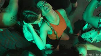 College babe Kristen Scott can think of lesbian sex only