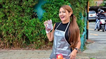 Melissa Lujan in Hot pickup and fuck session with Colombian teen newbie Melissa Lujan