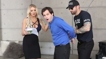 Kenzie Taylor in Kenzie Taylor takes things into her own hands when her stupid Husband gets a warrant for his arrest due to outstanding parking violations