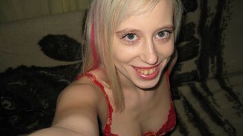 Teena in Teeny dildoing in the office