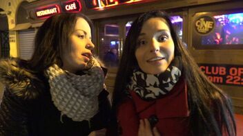 Slovak girl Lucia gets facial after sex at the hotel