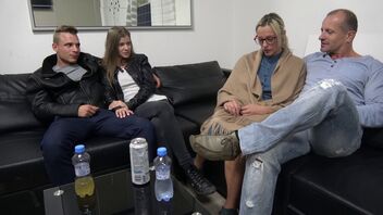 Swapping Czech MILF Zuzana enjoys fucking in the woods