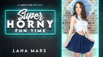 Petite Latina Lana Mars pleasures herself on camera