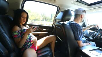 Megan Rain in Roadtrip Gloryhole