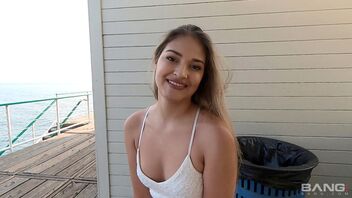 Gizelle Blanco in Gizelle Blanco Visits From Hawaii And Gets A Special Dicklashing